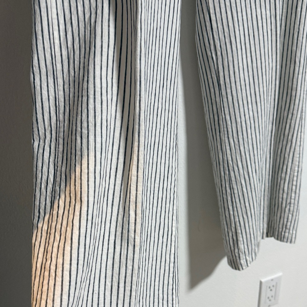 Just Living Black and White Striped Wide Leg Pants - Picture 3 of 4